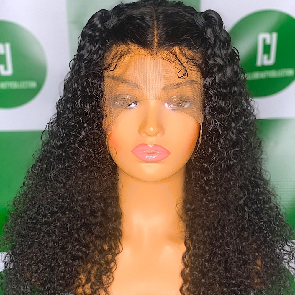26”kinky curly lace front wig